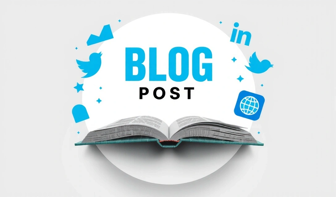 Imagine abstractă cu elemente de marketing digital, rețele sociale și campanii